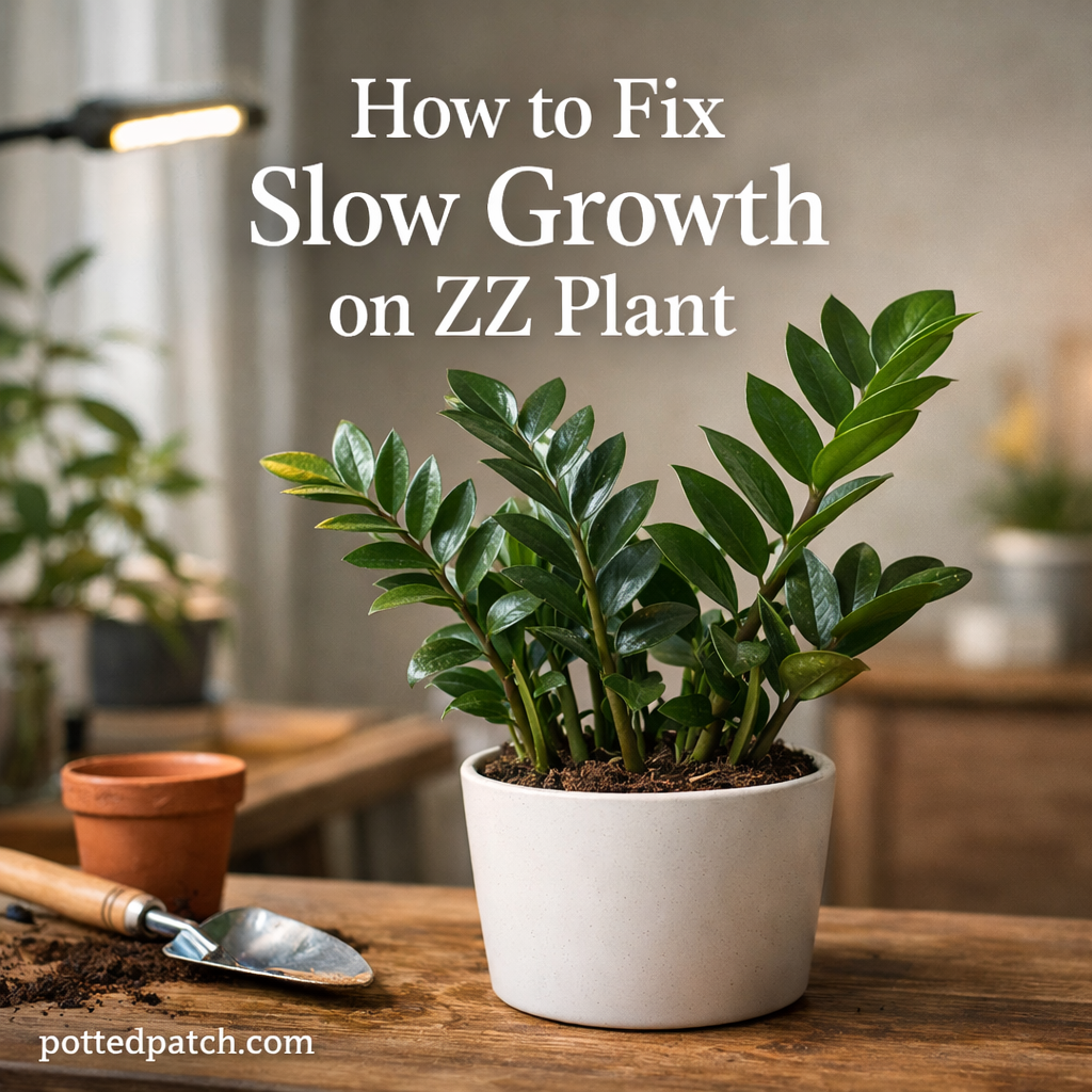 How to Fix Slow Growth on ZZ Plant