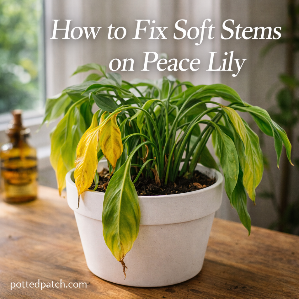How to Fix Soft Stems on Peace Lily