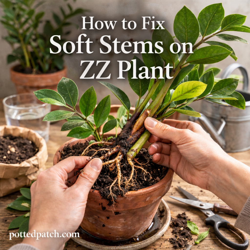 How to Fix Soft Stems on ZZ Plant