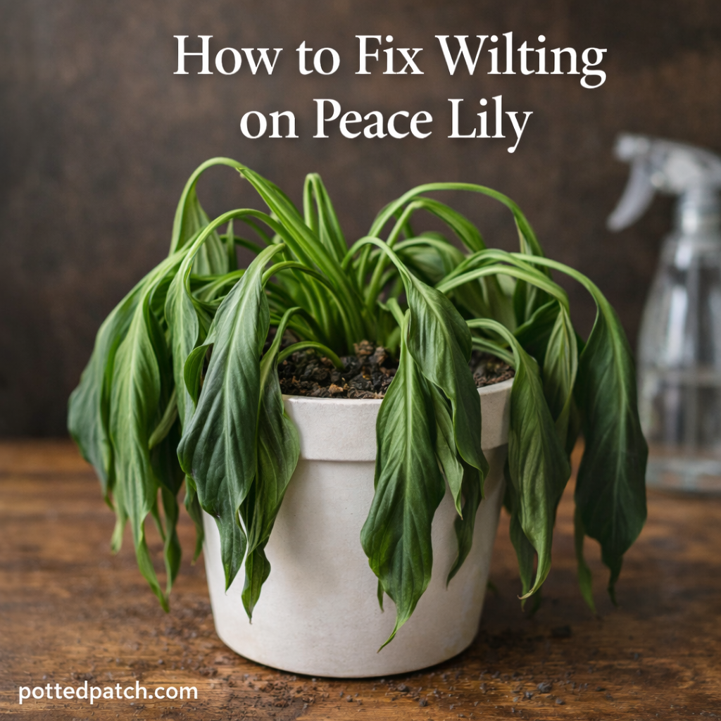 How to Fix Wilting on Peace Lily