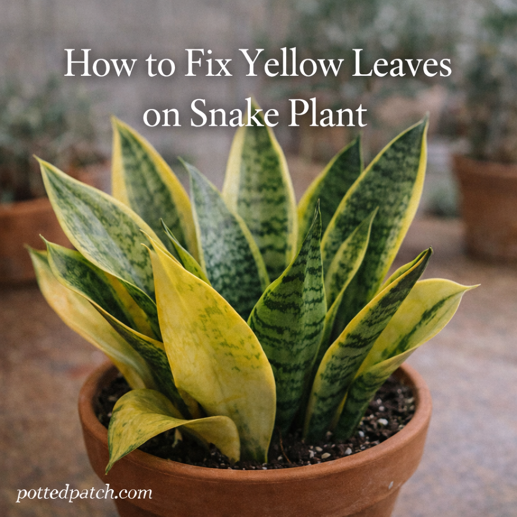 How to Fix Yellow Leaves on Snake Plant