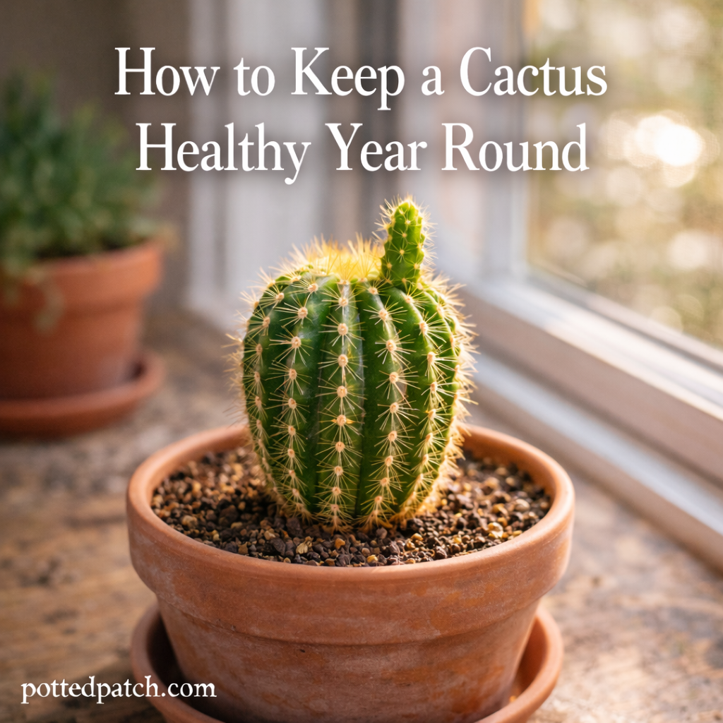 How to Keep a Cactus Healthy Year Round