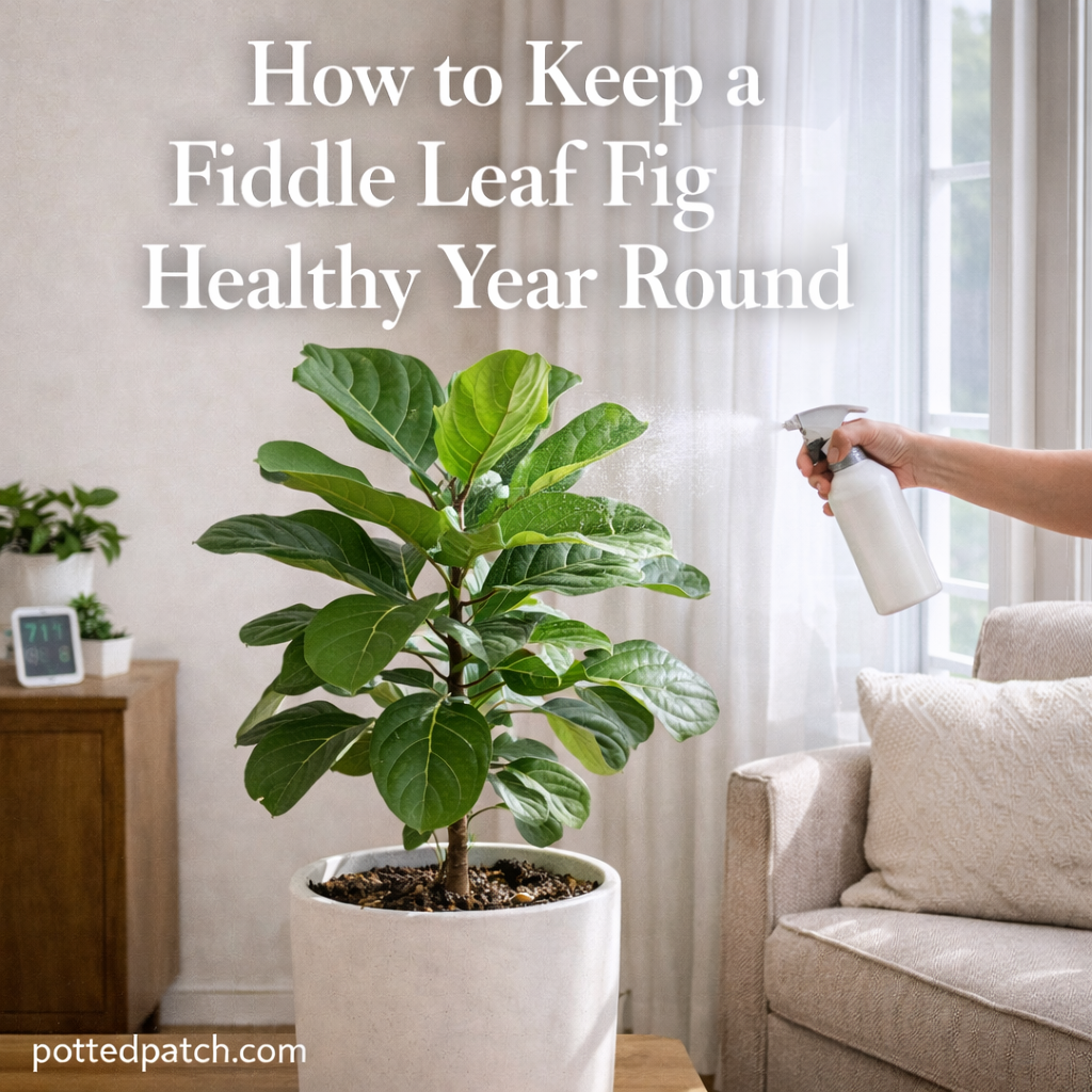 How to Keep a Fiddle Leaf Fig Healthy Year Round