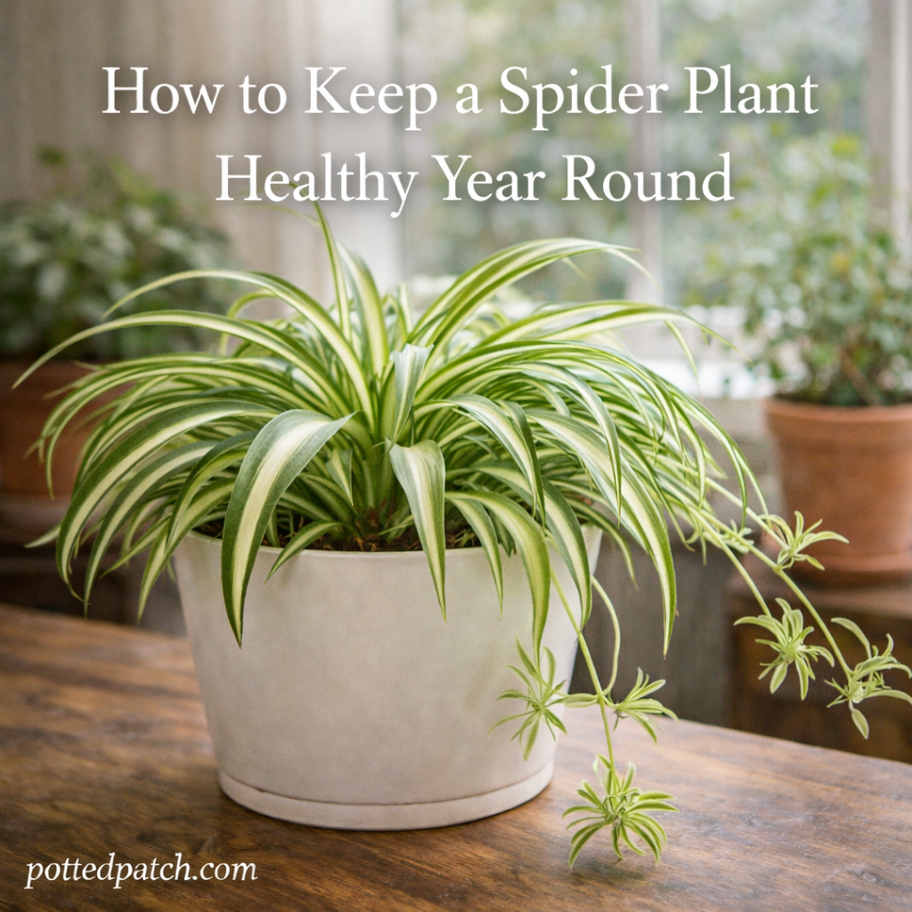 How to Keep a Spider Plant Healthy Year Round