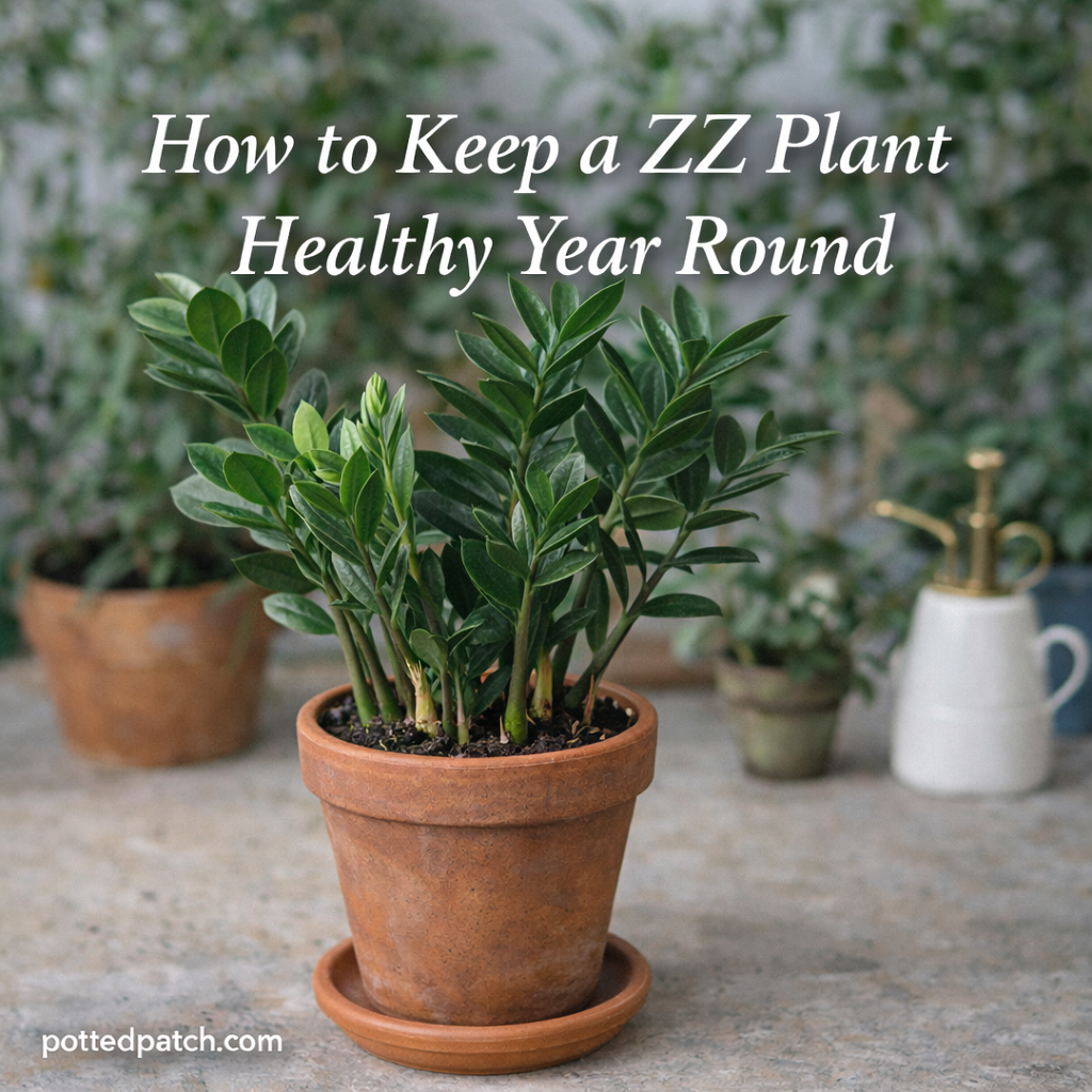 How to Keep a ZZ Plant Healthy Year Round