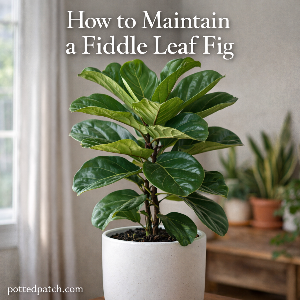 How to Maintain a Fiddle Leaf Fig