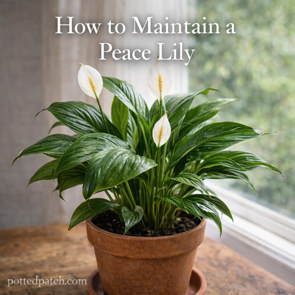 How to Maintain a Peace Lily