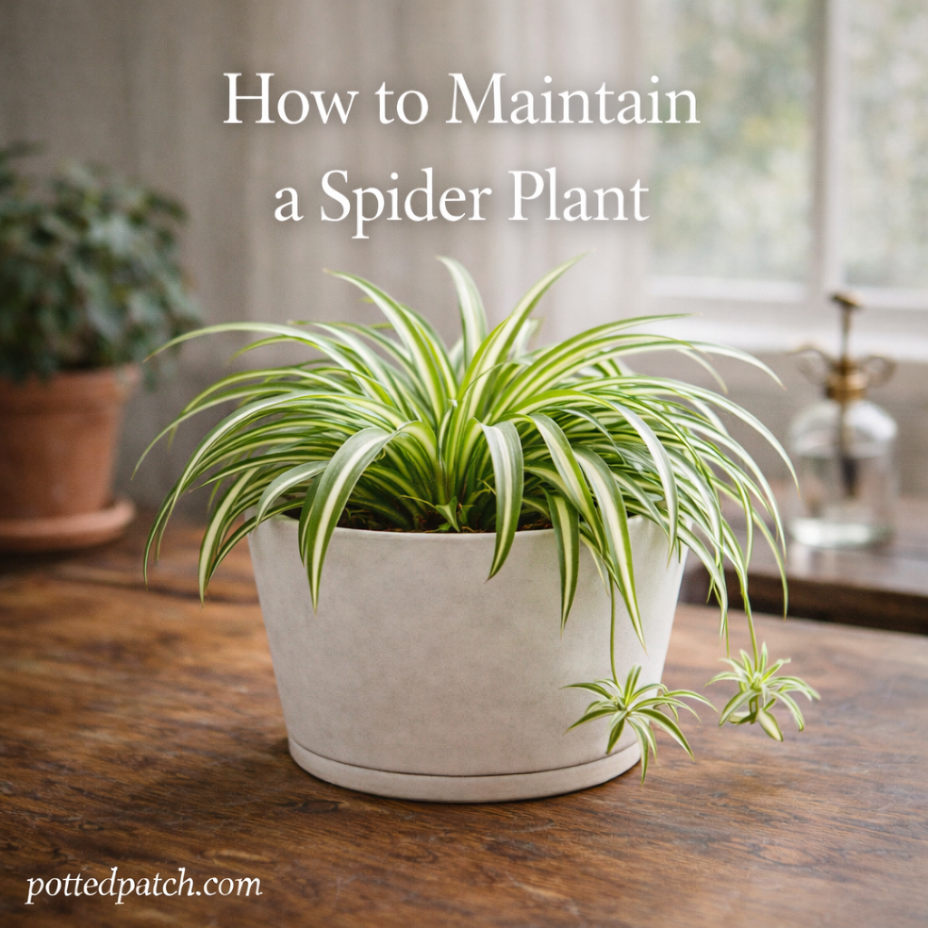 How to Maintain a Spider Plant