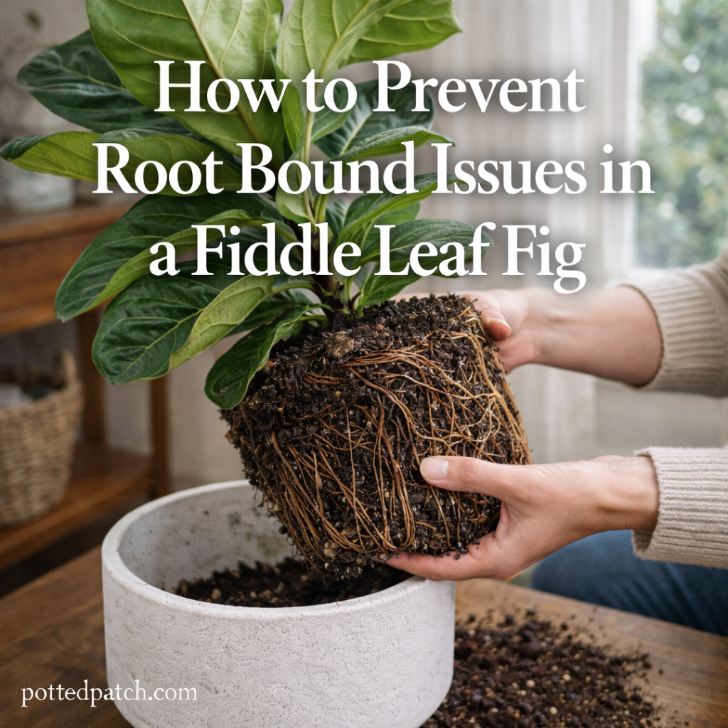 How to Prevent Root Bound Issues in a Fiddle Leaf Fig