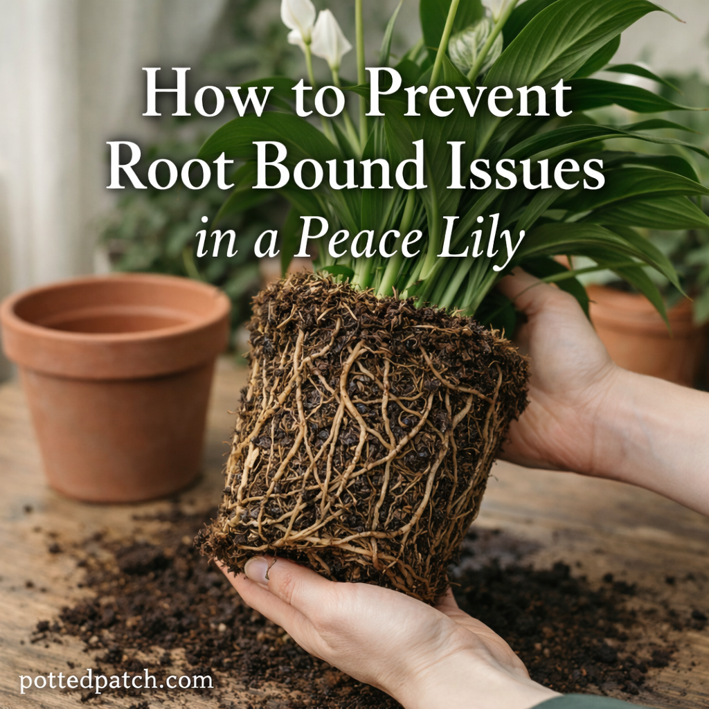 How to Prevent Root Bound Issues in a Peace Lily