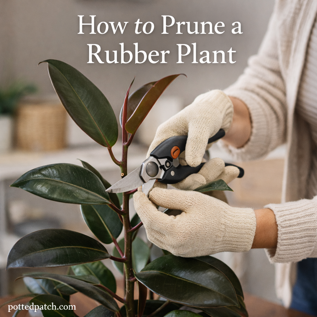 How to Prune a Rubber Plant
