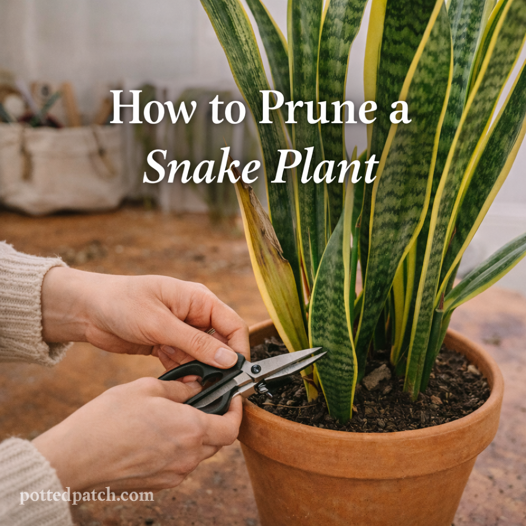 How to Prune a Snake Plant
