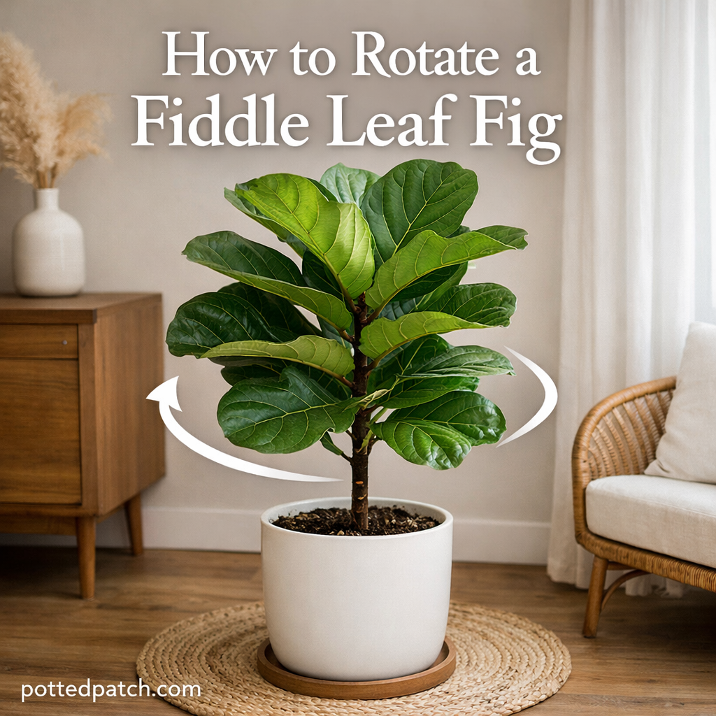 How to Rotate a Fiddle Leaf Fig