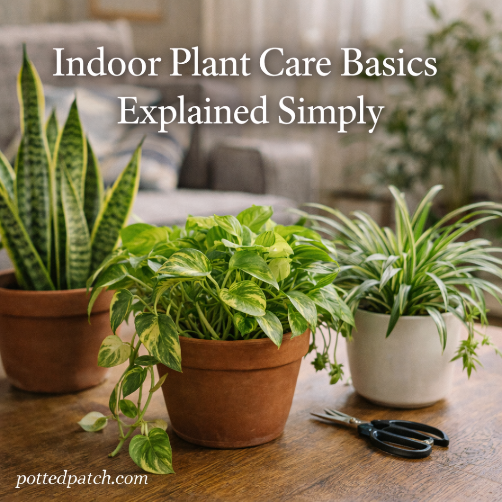 Indoor Plant Care Basics Explained Simply