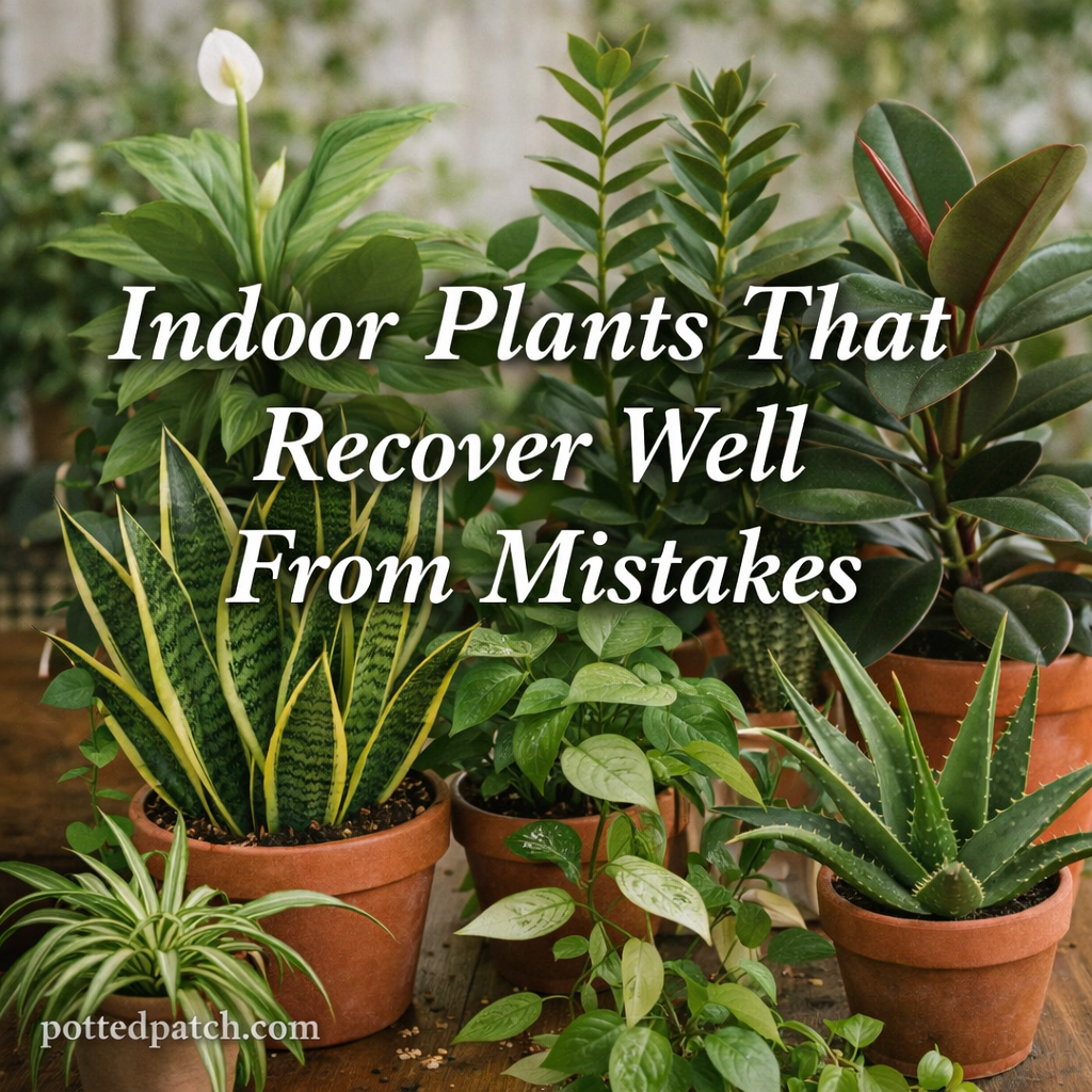 Indoor Plants That Recover Well From Mistakes