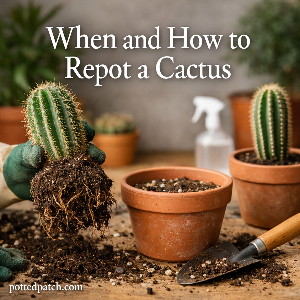 When and How to Repot a Cactus