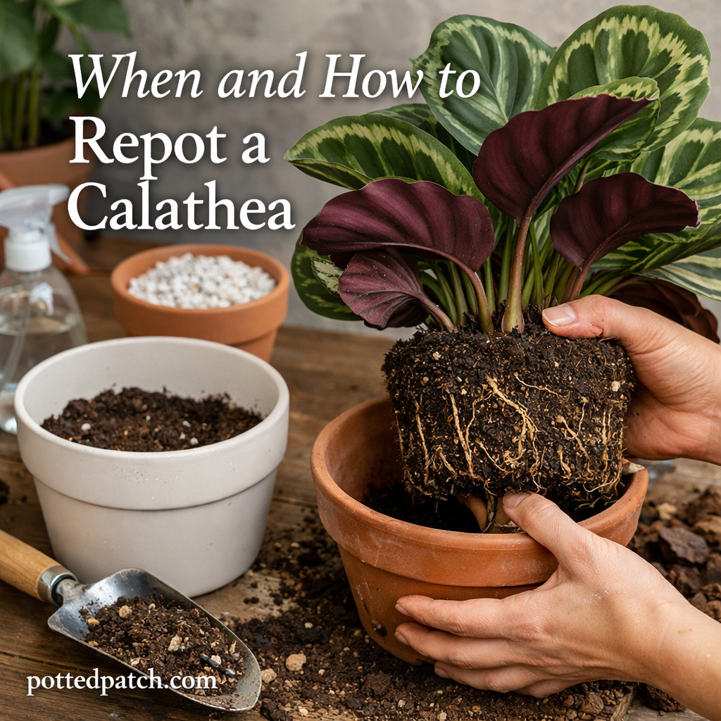 When and How to Repot a Calathea