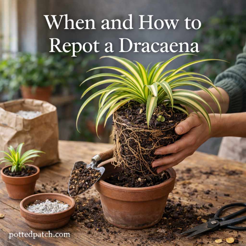 When and How to Repot a Dracaena