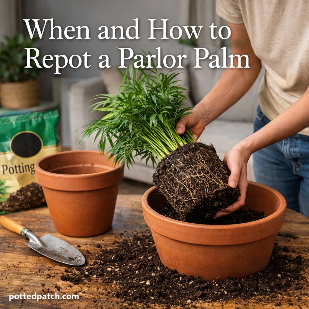 When and How to Repot a Parlor Palm