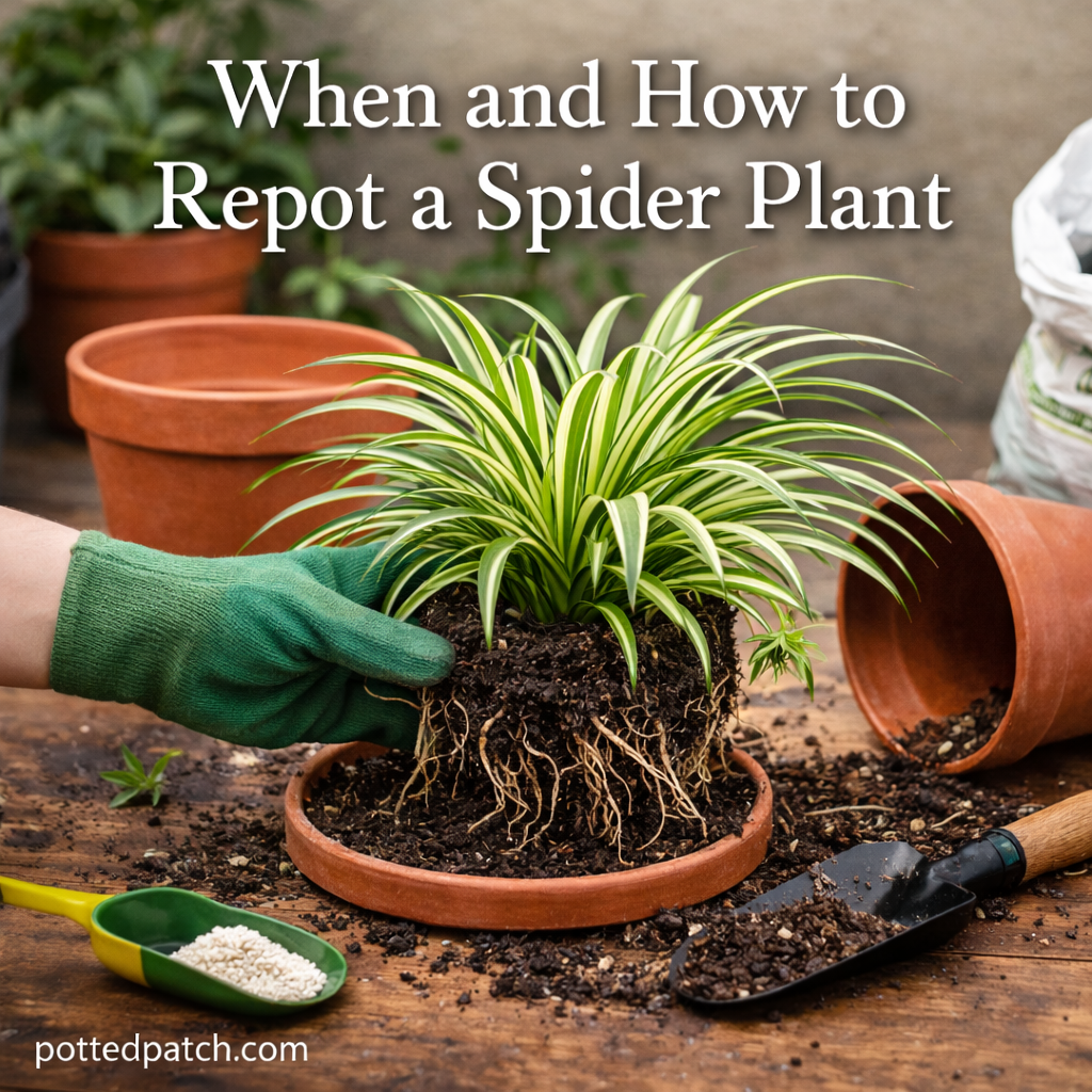 When and How to Repot a Spider Plant