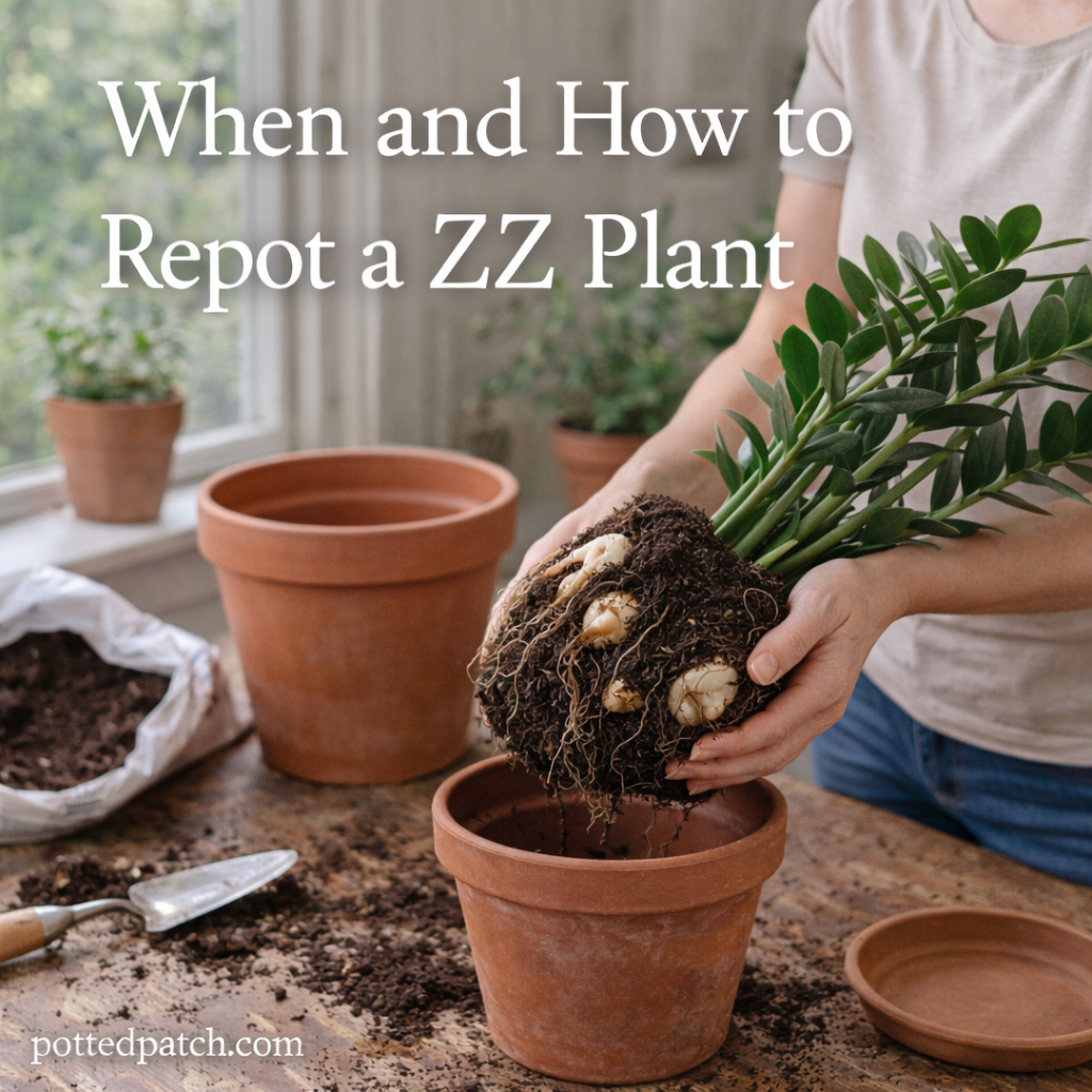 When and How to Repot a ZZ Plant