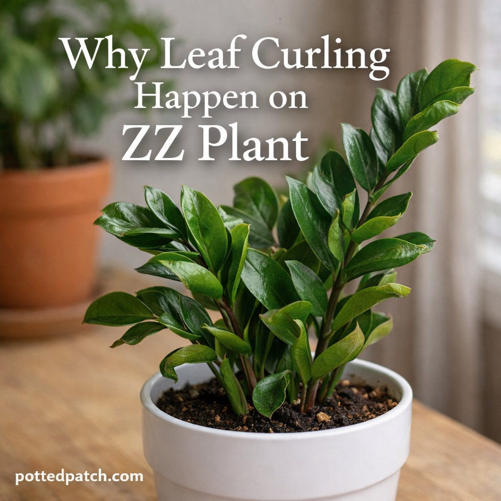 Why Leaf Curling Happens on ZZ Plant