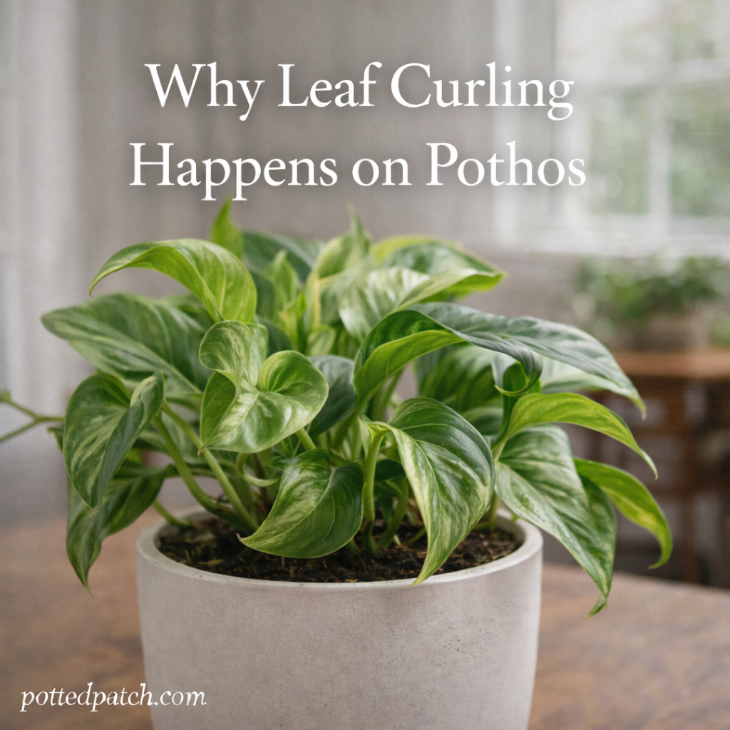Why Leaf Curling Happens on Pothos