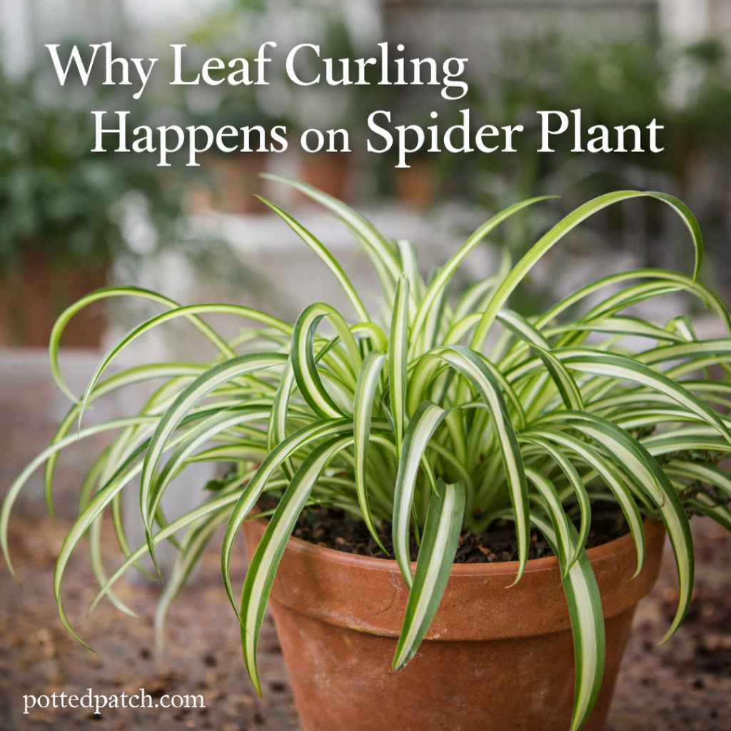 Why Leaf Curling Happens on Spider Plant