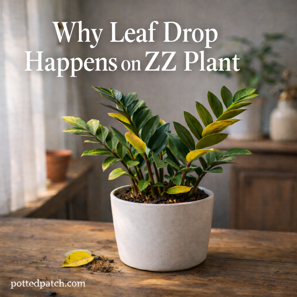 Why Leaf Drop Happens on ZZ Plant