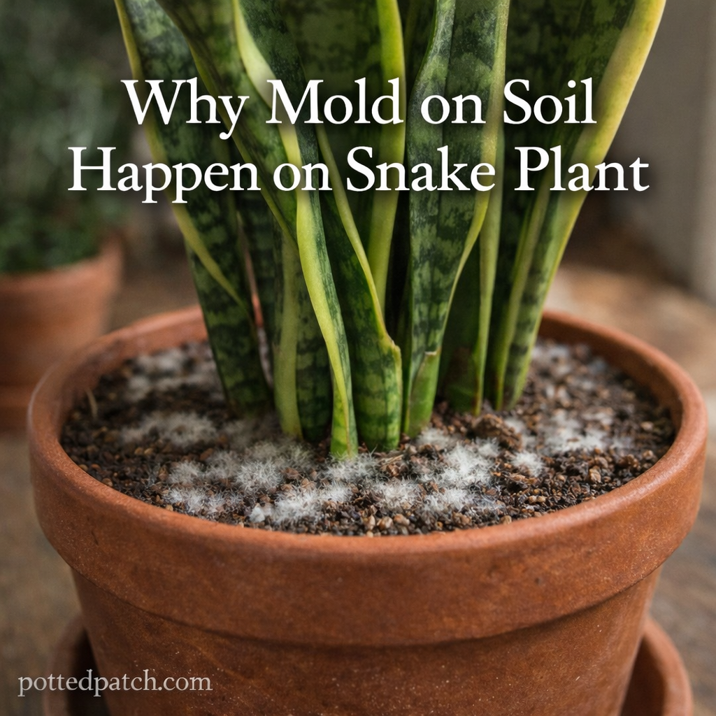 Why Mold on Soil Happen on Snake Plant