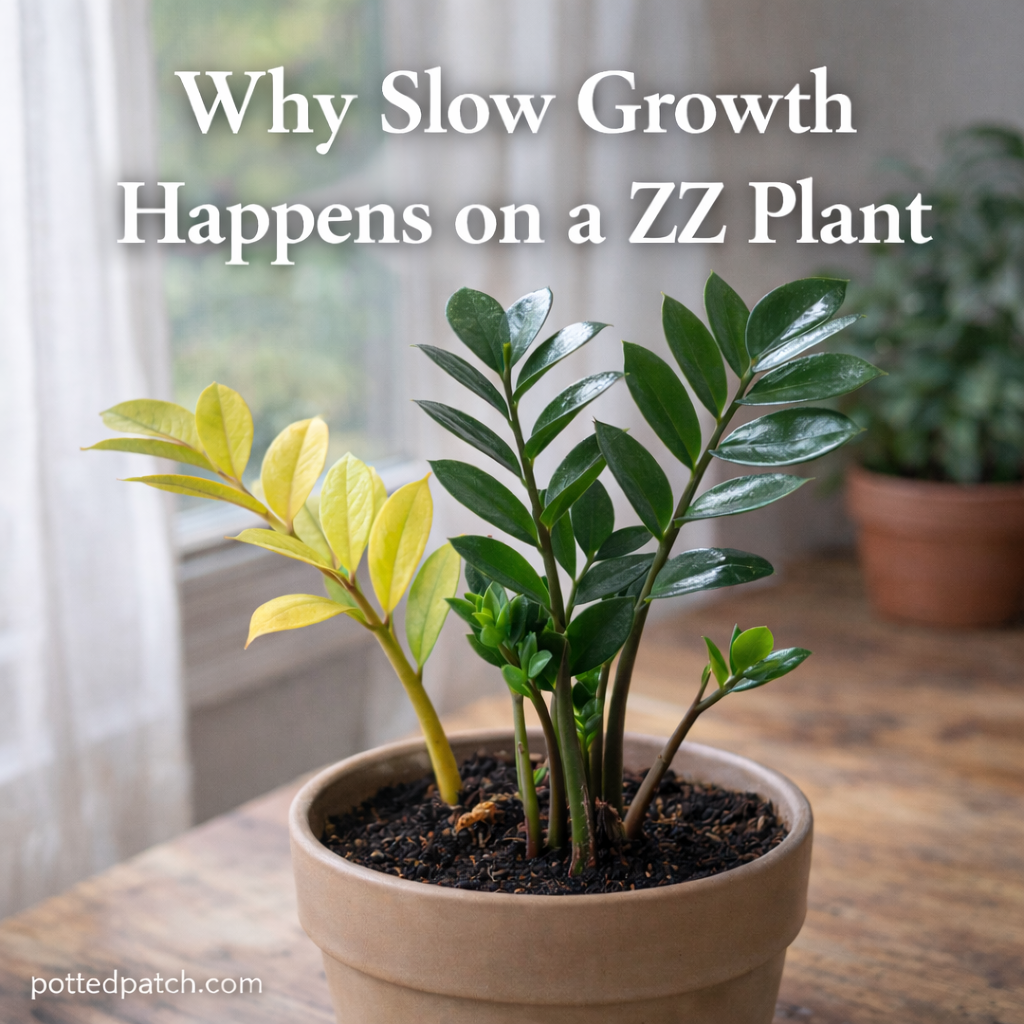 Why Slow Growth Happens on a ZZ Plant