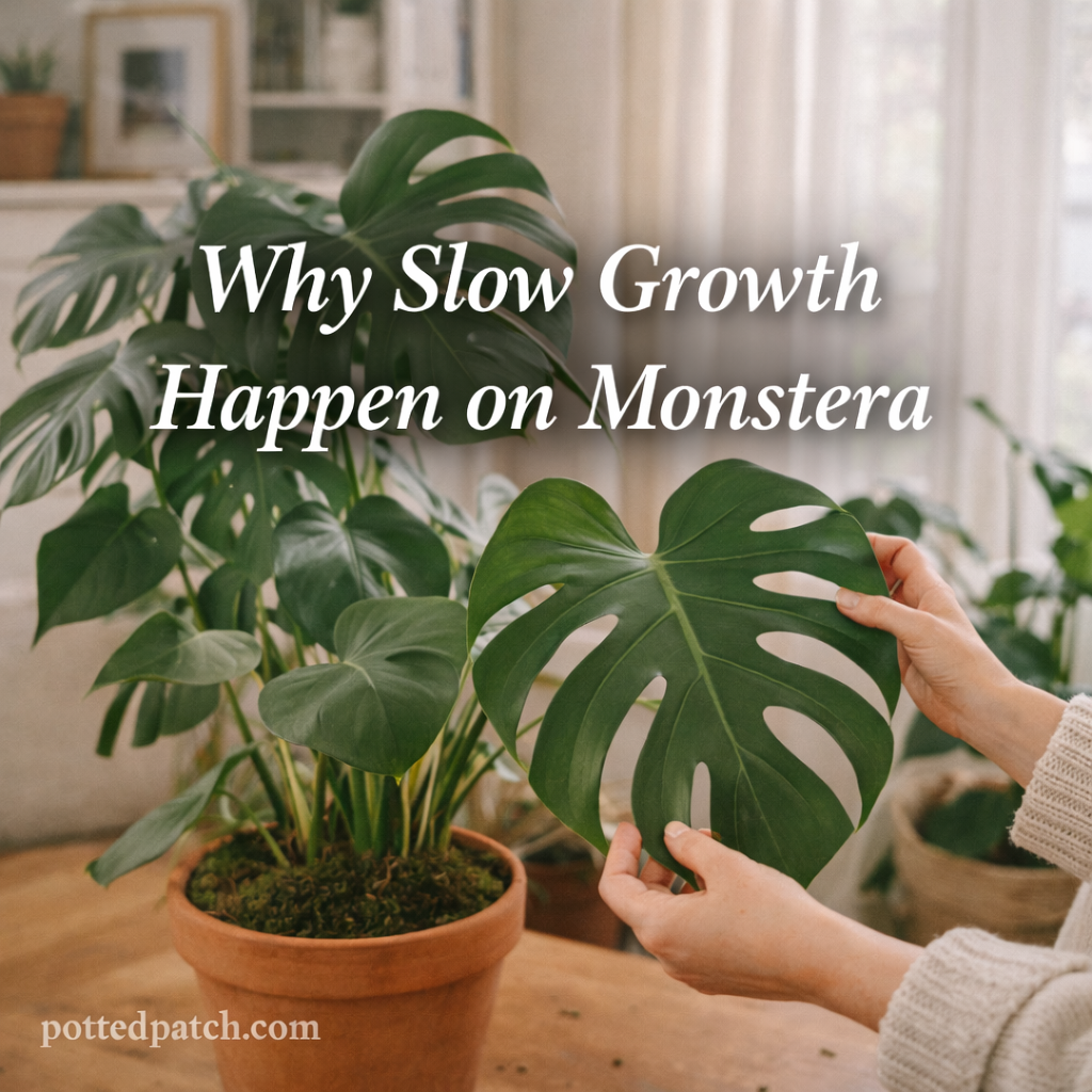 Why Slow Growth Happens on Monstera