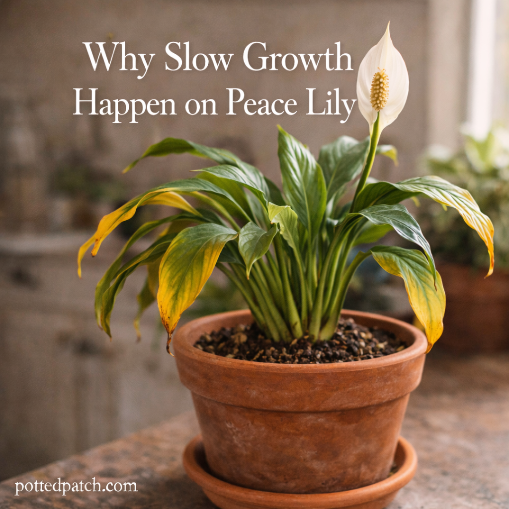 Why Slow Growth Happens on Peace Lily
