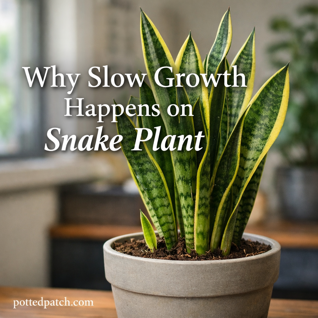Why Slow Growth Happens on Snake Plant
