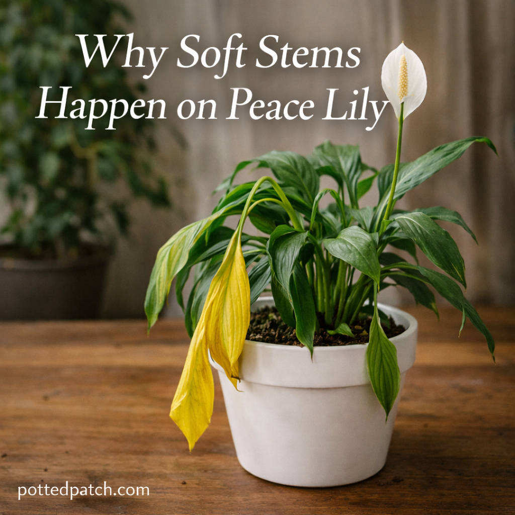 Why Soft Stems Happen on Peace Lily