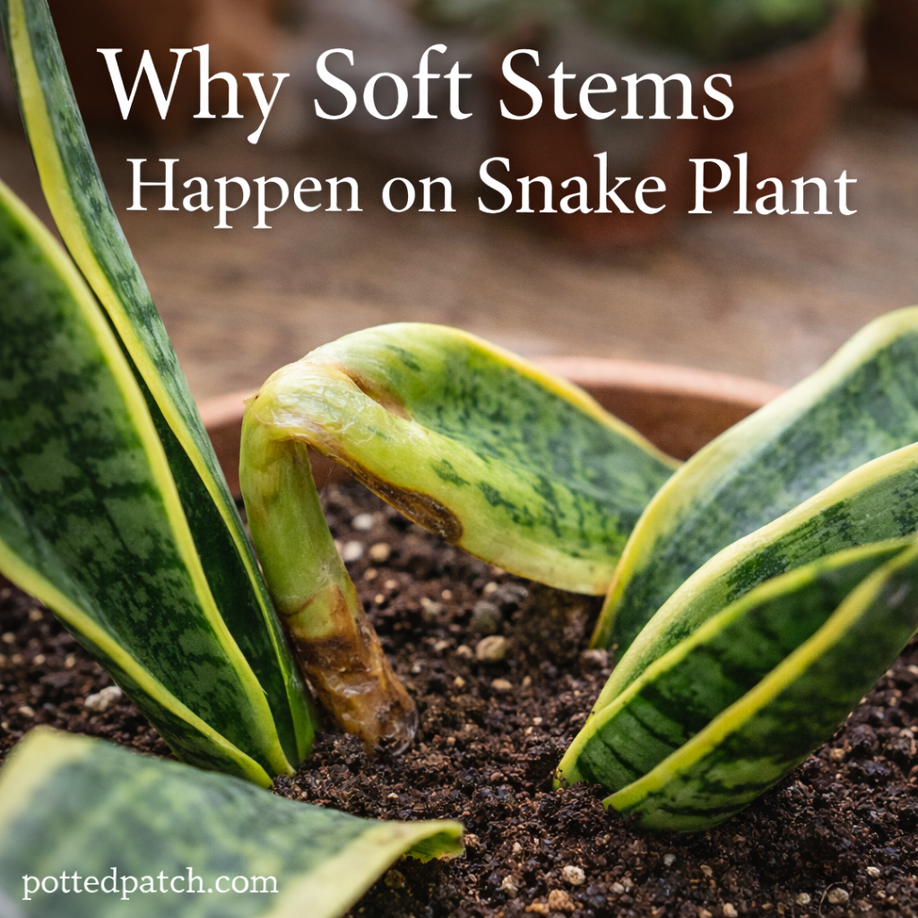 Why Soft Stems Happen on Snake Plant