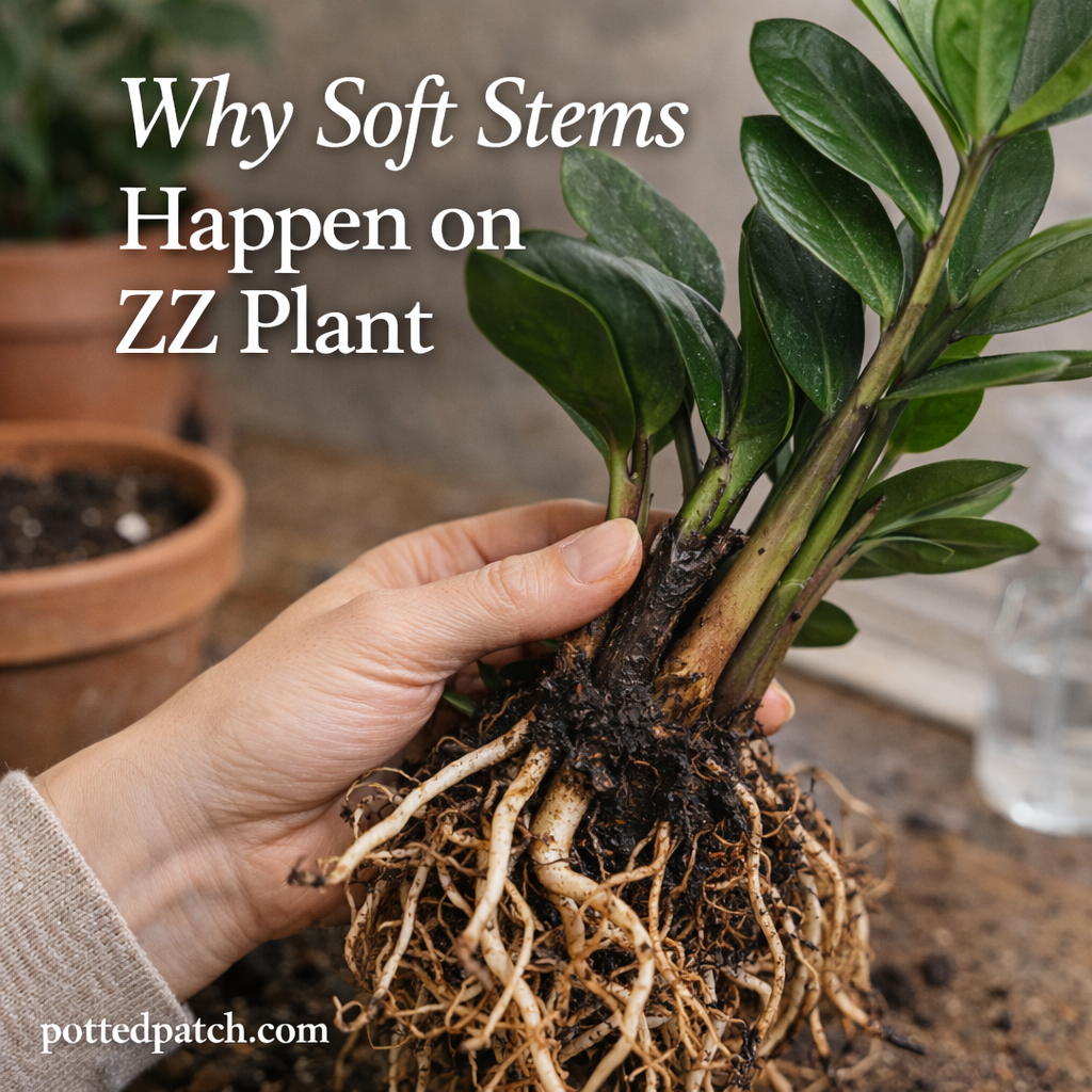 Why Soft Stems Happen on ZZ Plant