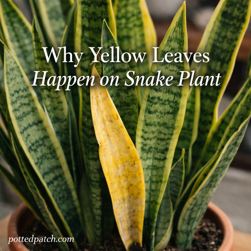 Why Yellow Leaves Happen on Snake Plant