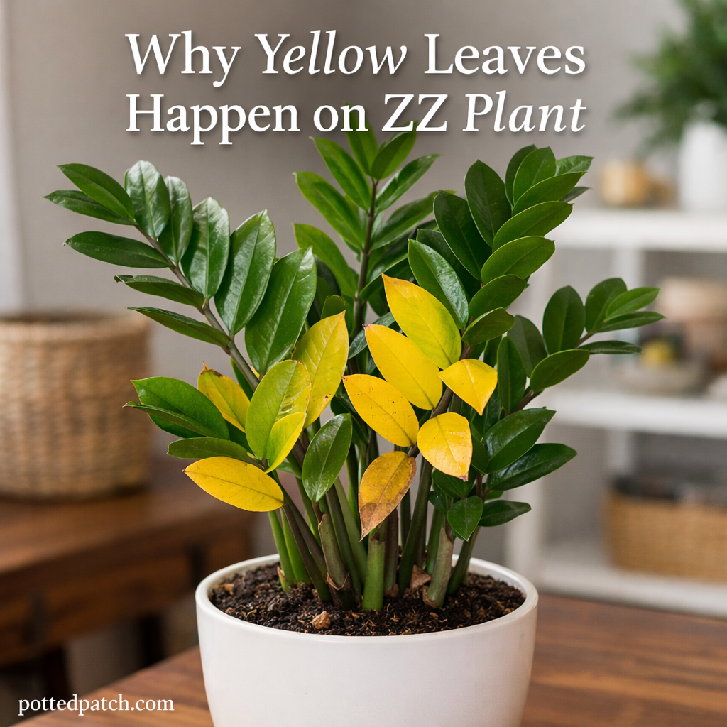 Why Yellow Leaves Happen on ZZ Plant